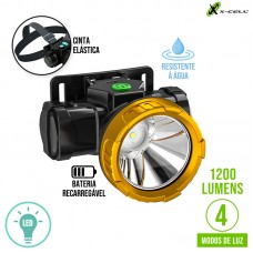Lanterna Tática LED de Cabeça Recarregável FX-LT-07 X-Cell